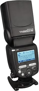 YONGNUO YN685EX-RF GN60 TTL Flash Speedlite for Sony Camera, HSS 18000S Master Slave Flash Unit, with bulit-in 2.4G Trigger System