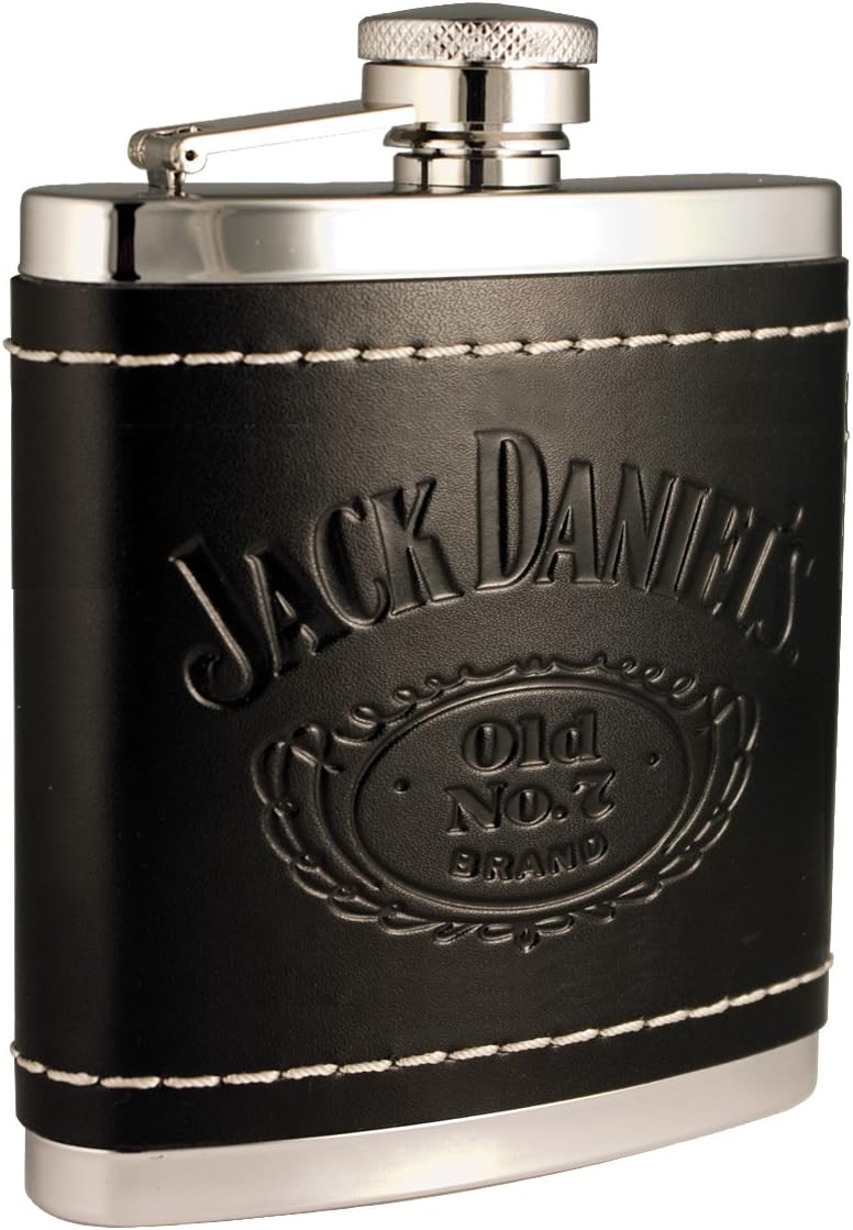 Jack Daniel.s Leather Cover Flask