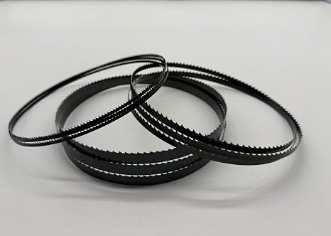 AYAO 80 inch Bandsaw Blades Assortment (3/16" 1/4" 3/8" Wide) to fit Craftsman 12" Band Saw, 3PK