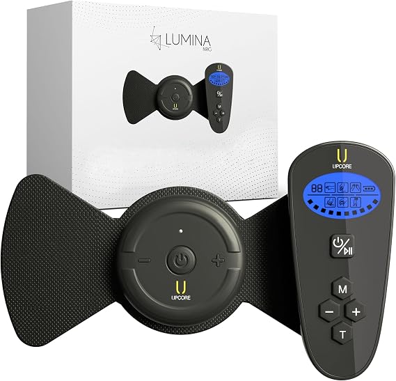 Lumina NRG UpCore Mini Handheld Remote Glute Toning & Butt Lifting Device, Booty Machine & Body Sculptor Massager Belt with Modes for Cosmetic Use