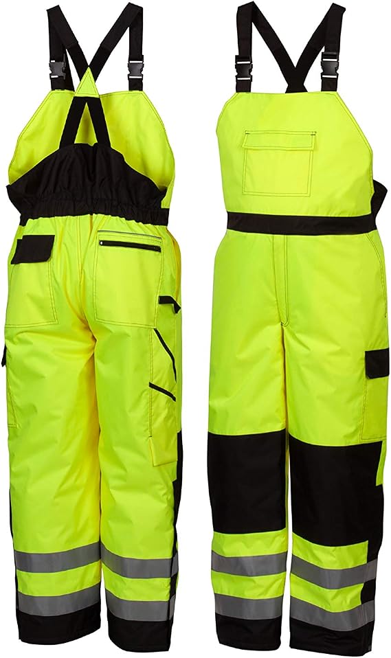 Pyramex RWB46 Series Hi-Vis Winter Bib Work Pants