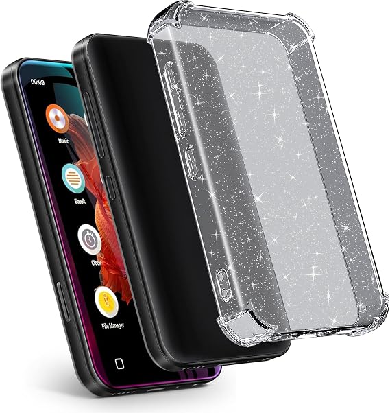 Case for innioasis G1 G3 MP3 Player, TPU Clear Case, Anti-Scratch, Shock Absorption, 4.0 inch, Crystal Clear