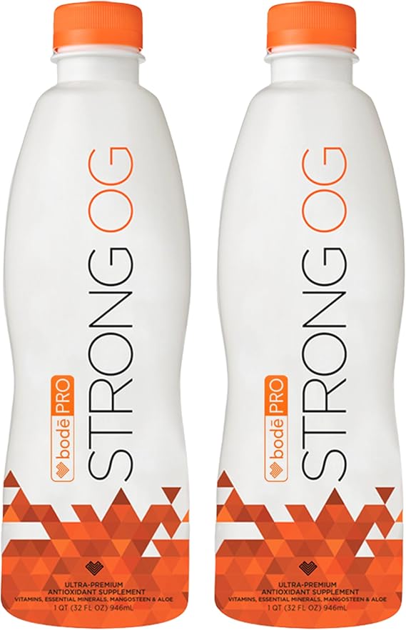 BodePRO Strong OG | Liquid Antioxidant | Magnesium, Iron, Zinc | Immune Booster | Vitamin C, B12, D3, B6, A, and E | Vitamins and Minerals | 32fl.oz.