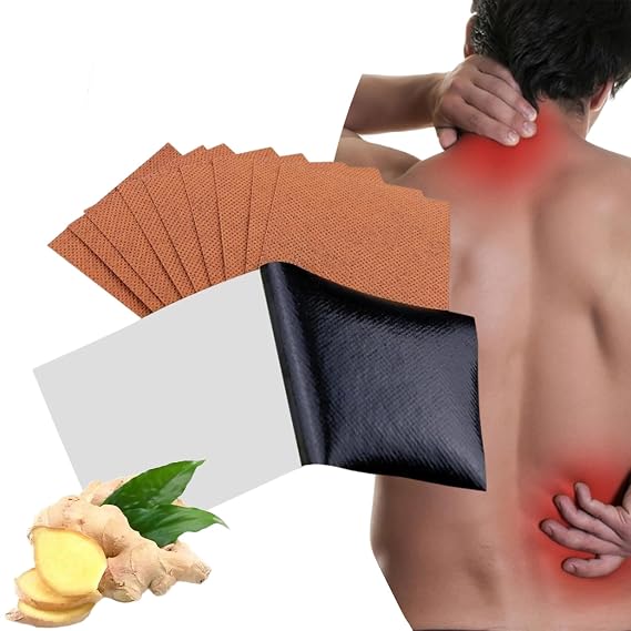 Original Ginger Patch, 100/300 Pcs Self-Heating Ginger Patch, Parches Para Dolores Musculares, Ginger Heat Patch For Shoulder, Neck, Waist, Back (300pcs)