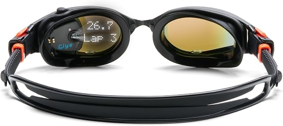 FINIS Smart Goggle Max Kit - Open Water Swim Goggles - CIYE App Sync - Leak-Proof - Triathlon Approved