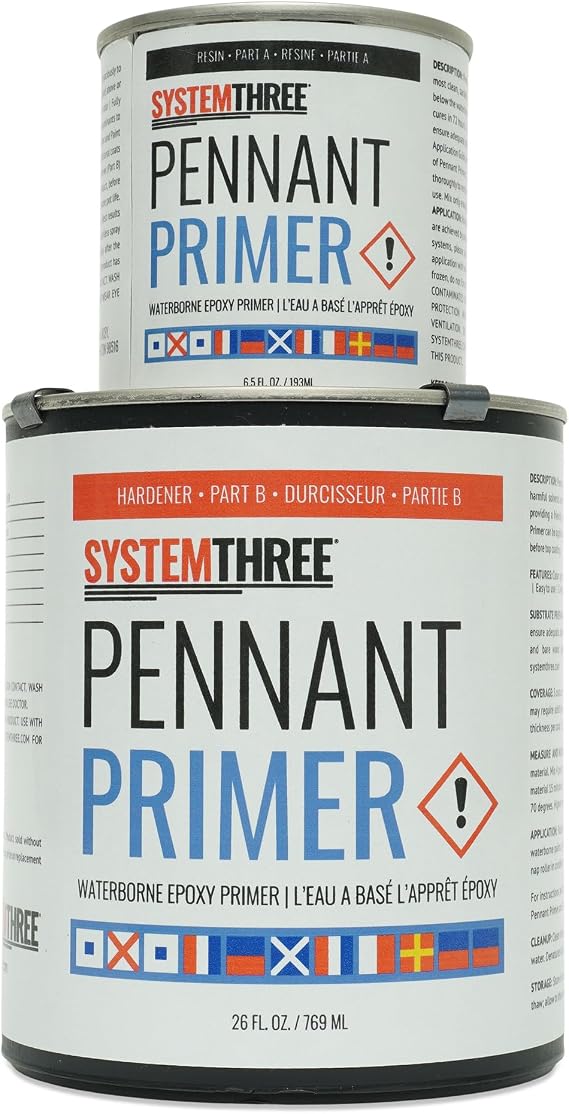 System Three Pennant Epoxy Primer, 1 Quart Kit