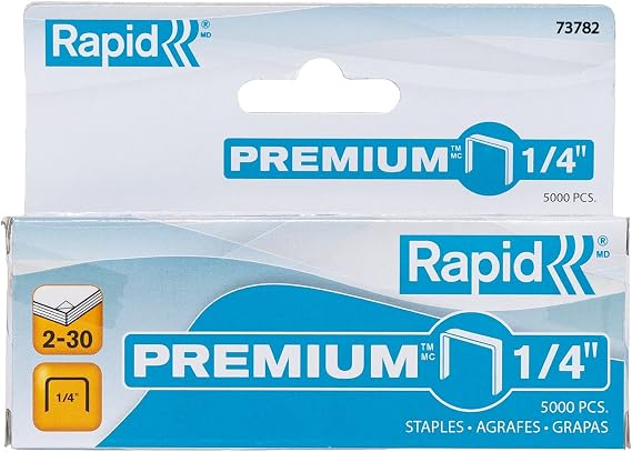 Rapid Standard Staples (RPD73782),Salmon