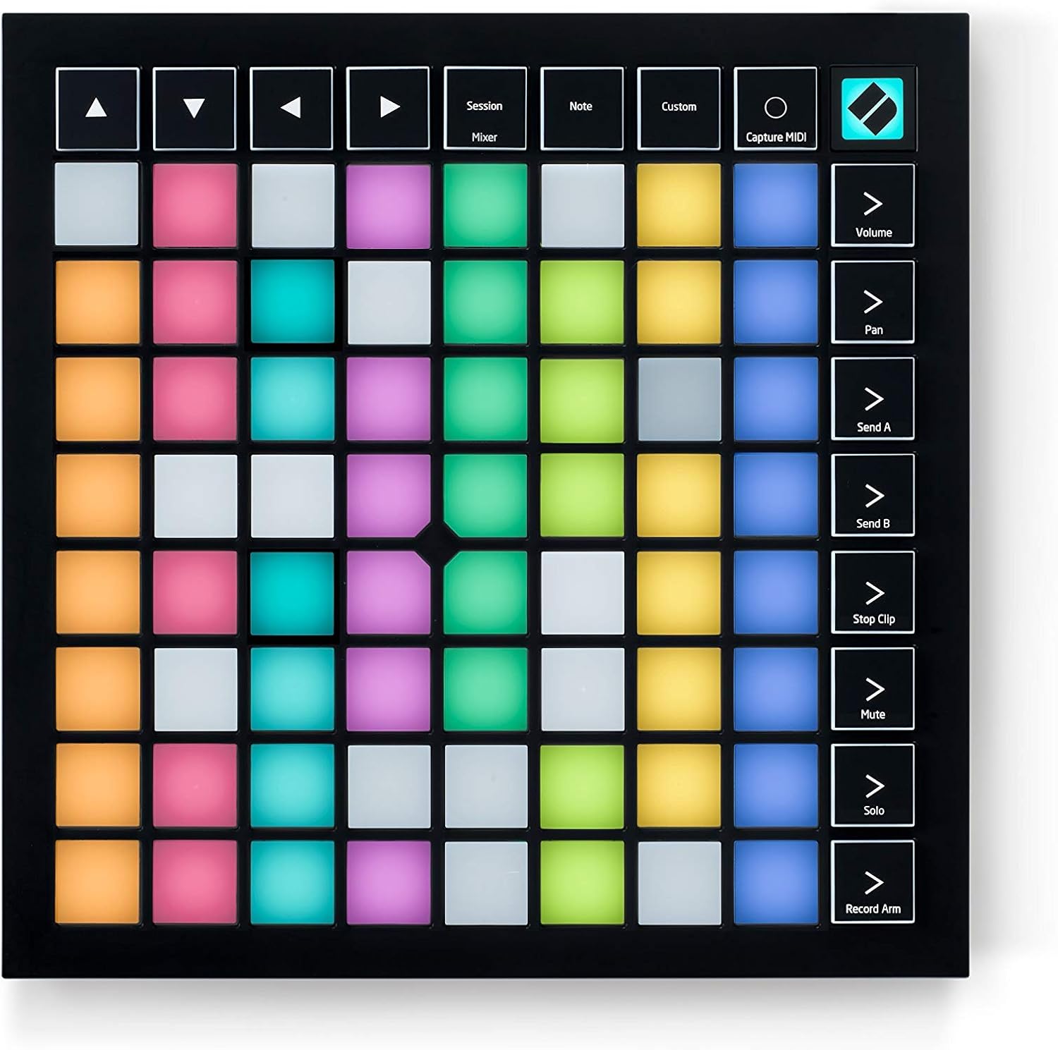 Novation Launchpad X MIDI Grid Controller for Ableton LiveLogic Pro — Easy Controls, Dynamic Note Playing, Scale Modes