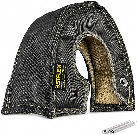 Carbon Fiber Turbo Blanket T3 Heat Shield Turbocharger Blanket Fastener Springs for T25 T28 GT25 GT28 GT30 GT32 GT35 CT26 Turbine