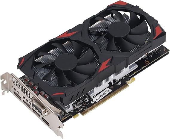 Cuifati RX 580 Graphics Card 8GB GDDR5 Gaming Graphics Cards 256BIT RX 580 Graphics Card with Fans DVI HDML Plug and Play