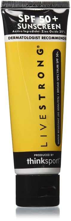 Thinksport Livestrong Sunscreen SPF 50+ 3 Ounces