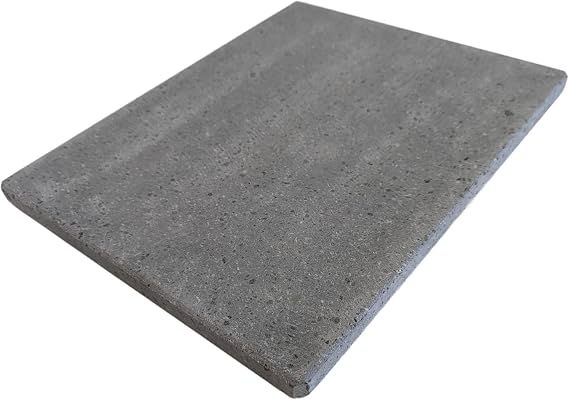 Large Baking Stone, Pizza Stone- Pizza Stone for Oven, Grill, BBQ and Gas Hob. 100% Natural Lava Stone. Made in Italy. 38cm x 30 x 2cm