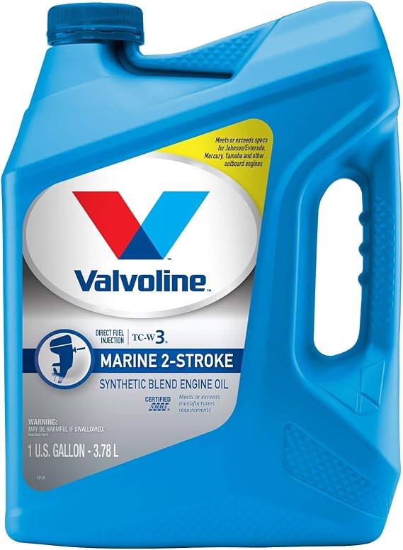 Valvoline 2-Stroke Marine TCW-3 Motor Oil 1 Gallon
