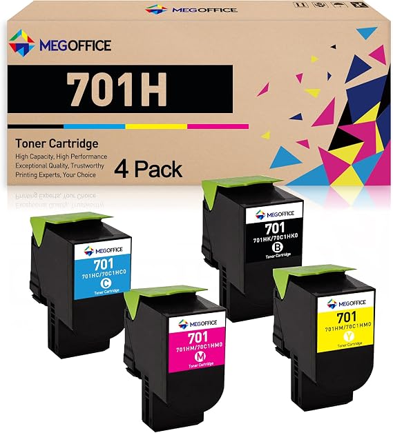 701H Toner Cartridge Replacement for Lexmark CS310 CS410 BMCY