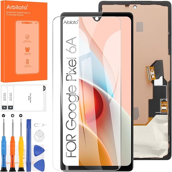 Google Pixel 6A 5G 6.1" LCD Screen Replacement Display Touch LCD Display Digitizer Assembly