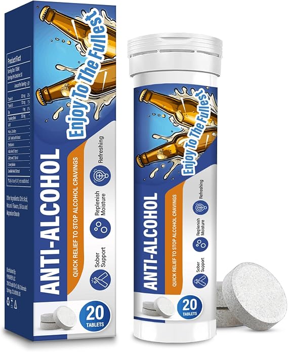 Anti Alcohol Craving Supplement, Alcohol Craving Blocker, Anti Drink Support with Kudzu, Milk Thistle & Dandelion Root