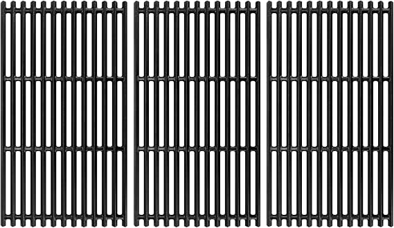 GGC 17" Grill Grates for Charbroil Tru Infrared 4 Burner 463242715 463242716 463276016 466242715 466242716 G533-0009-W1A, Cast Iron Grill Grates for Lowe's 606682 Nexgrill 720-0882A BHG 720-0882