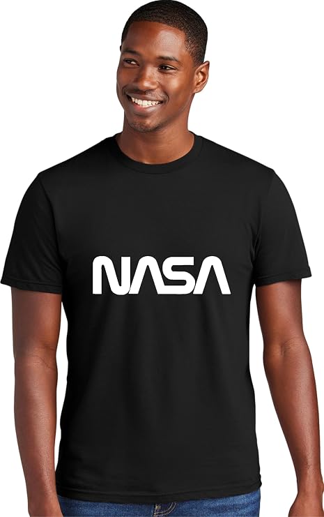 Go All Out Adult NASA Worm Logo Deluxe Soft T-Shirt