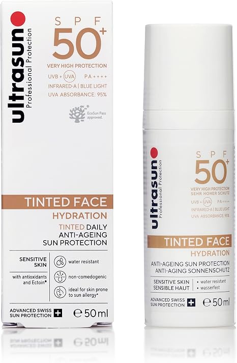 ultrasun 50+SPF Tinted Face, Honey 50 ml