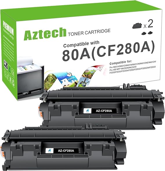 CF280A 80A Toner Cartridge Black for HP CF280X 80X LaserJet Pro 400 M401n