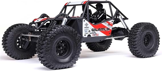 Axial AXP8 Gilamon 1/8 RC Crawler 2.2 4X4 RTR Trail Buggy, Red | Brushed, AXI-1207T2, Battery and Charger Not Included