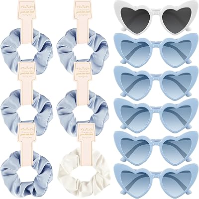 Bridesmaid Sunglasses and Scrunchies Bachelorette Sunglasses Hair Ties Bridesmaid Proposal Gifts for Wedding Party