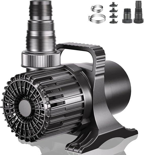 305W 5700 GPH Pond Pump, Ultra Quiet Heavy Duty Submersible Water Pump for Koi Ponds, Fountains, Aquariums & Waterfalls, 20.3 ft Power Cord, UL Listed