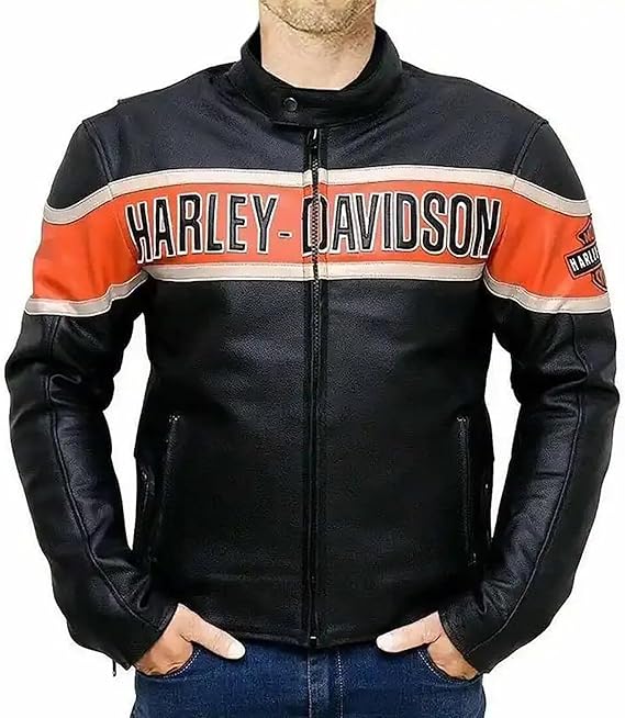 The Black Biker Victoria Lane Jacket For Mens Motorcycle Style Leather Jacket