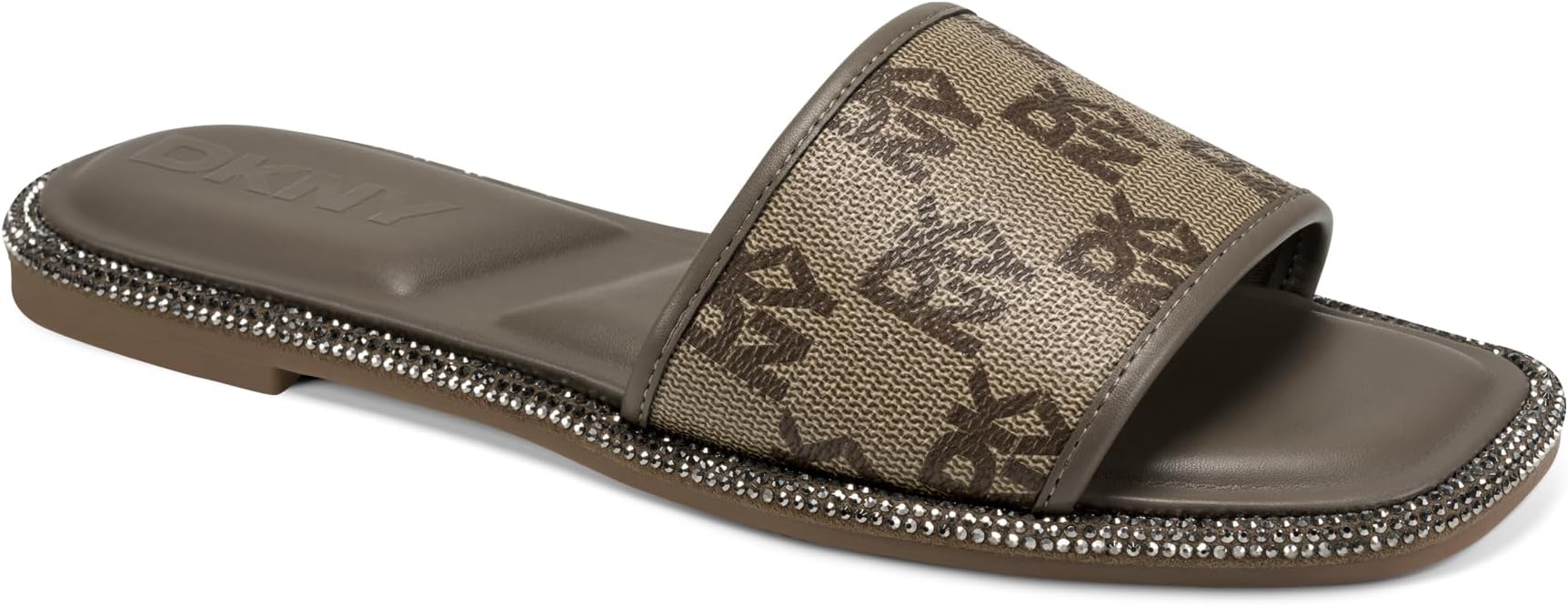 DKNY Women's Badin-Flat Slide 5mm Sandal