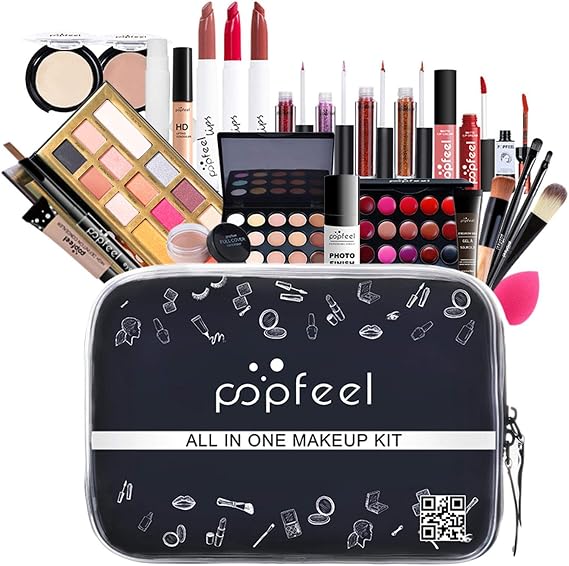 full beauty cosmetics set makeup kit 27 pieces full beauty makeup makeup cosmetics set for women makeup set makeup set for women beginners makeup set full beauty makeup cosmetics set upgraded cosmetic set lipstick makeup palette long lasting full beauty makeup set beginner plattered eye shadow christmas present birthday gift new year gift