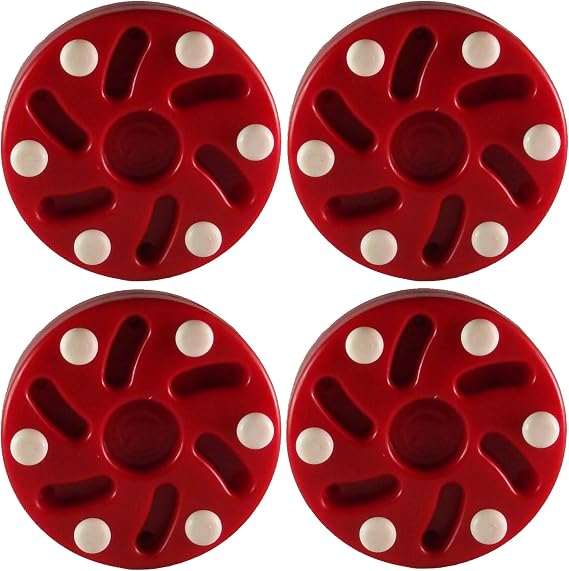 TronX Official Inline Roller Hockey Pucks 4 Pack