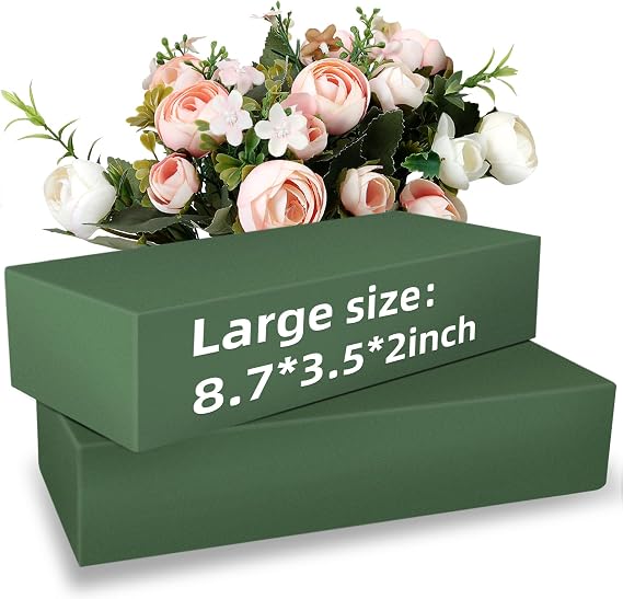 Gardace 2 Pack Floral Foam Styrofoam Blocks, Foam for Flower Arrangements