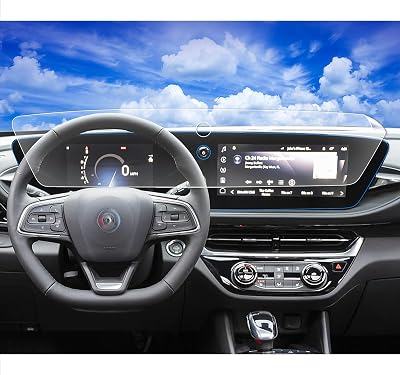 2pcs 2025 2026 2024 Buick Envista Encore GX Screen Protector for 2025 2024 Buick Envista Encore GX ST Avenir Preferred 11Inch Navigation 8Inch Instrument Cluster Plastic Screen Protector