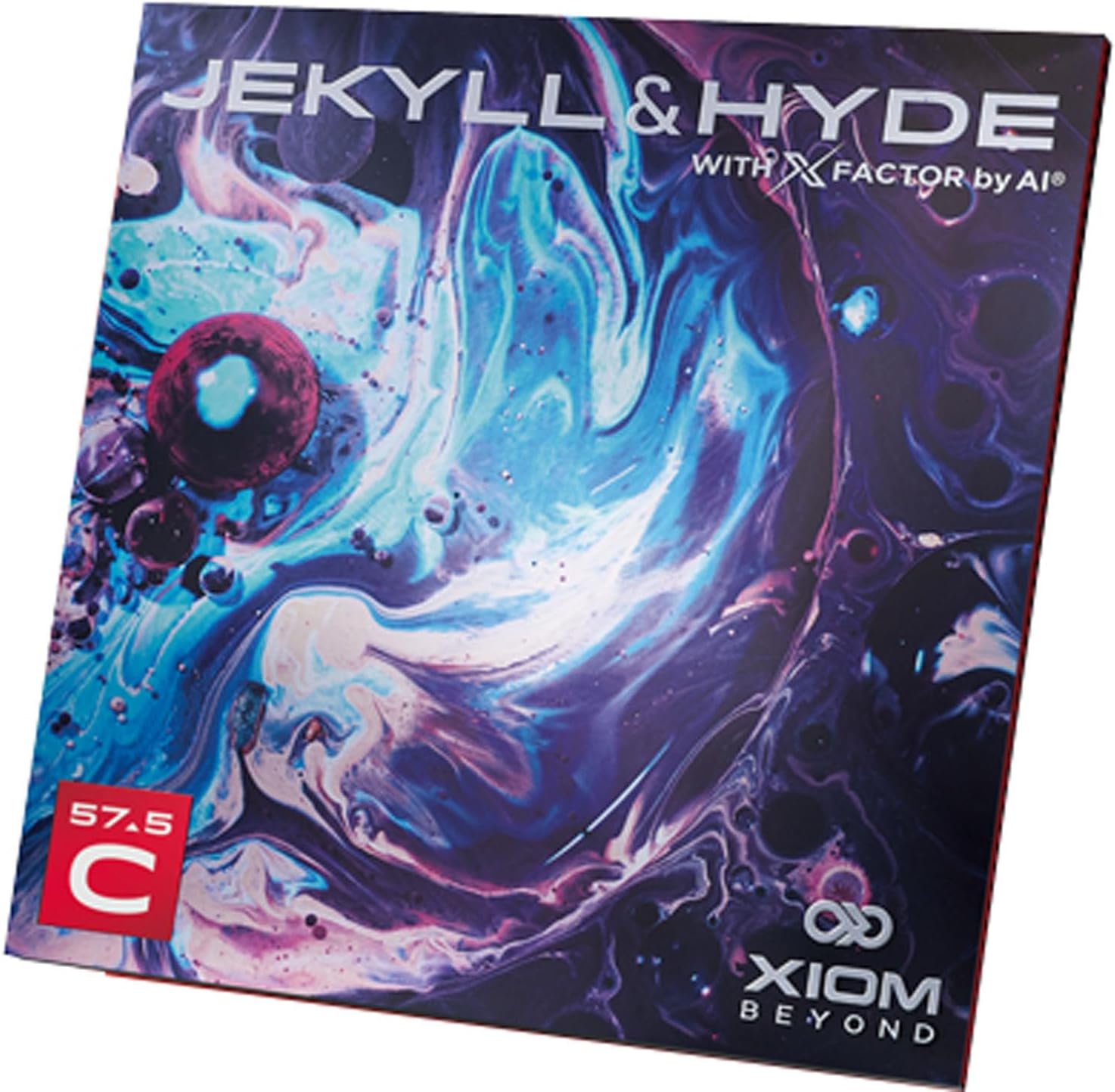 XIOM Table Tennis Rubber Jekyll & Hyde C57.5 Adhesive Rubber 850038
