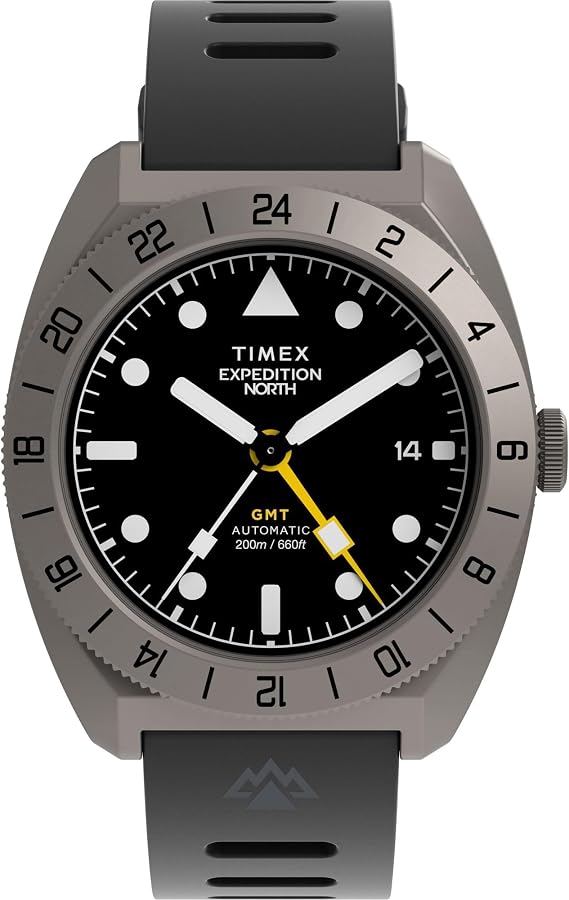 Timex Men's Expedition Expedition Pioneer 41mm Watch - Black Strap Black Dial Titanium Case