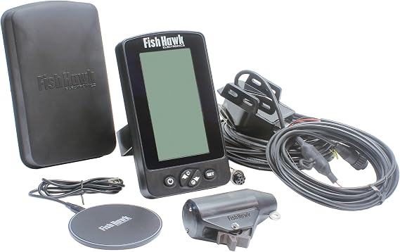Fish Hawk Lithium Ultra System with Bluetooth - Determines True Depth, Underwater Speed and Water Temperature, Plus Surface Speed and Water Temperature - Depth Finder - Fishing, Trolling, Downriggers