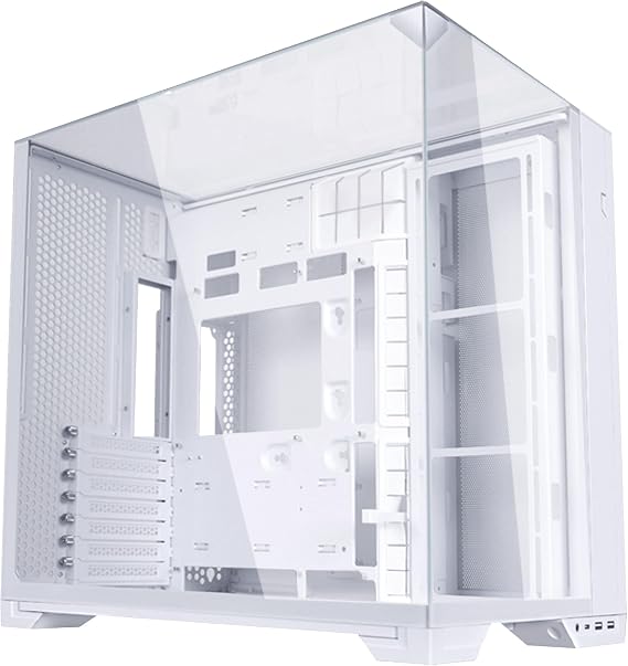 Lian Li O11 Vision Compact ATX Mid-Tower Oyun PC Kasası - Alüminyum ve Temperli Cam (Beyaz)
