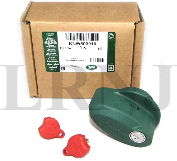 Genuine LAND ROVER Tow Trailer Hitch Receiver Lock Key Small 41MM Type Compatible with LAND ROVER LR3 Discovery 3 2005-2009 LR4 Discovery 4 2010-2012 Range Rover Sport L320 2005-2012# KNW500010