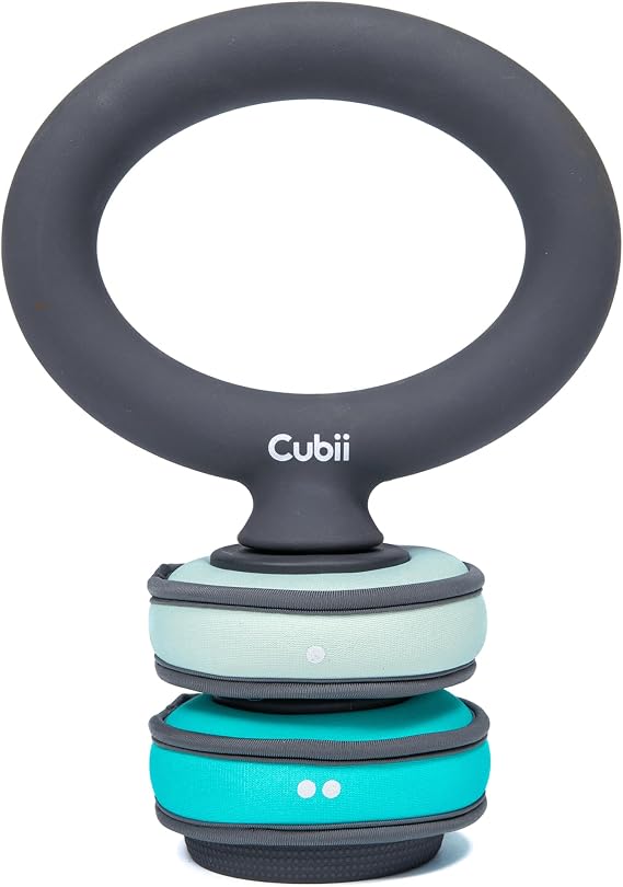 Cubii Build Adjustable Kettlebell Set, 2 Interchangeable Soft Weights