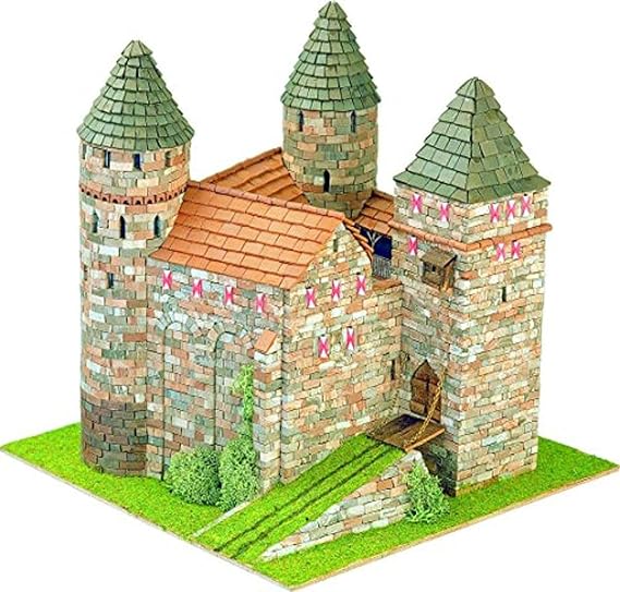 Domus Kits Domus Kits40905 Scale 1:87 "Medieval Burgen 5 Stolzeneck Castles Model (3702-Piece)