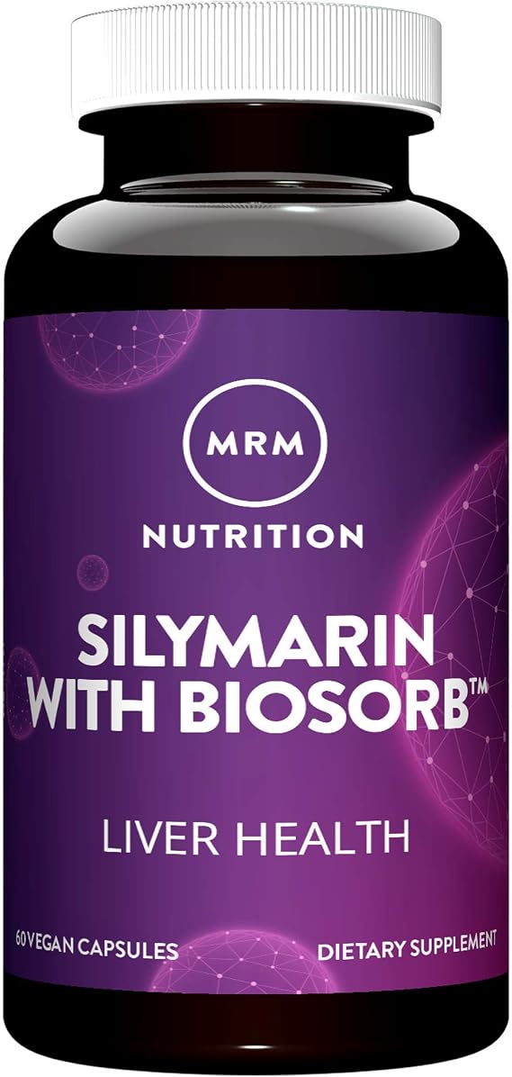 MRM Nutrition Silymarin with Biosorba | Highly absorbable | Antioxidant | Gluten-Free + Vegan | 60 Servings
