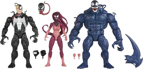 Marvel Legends Series Venom Multipack 6-Inch Scale Collectible Action Figure Toy, 6 Accessories