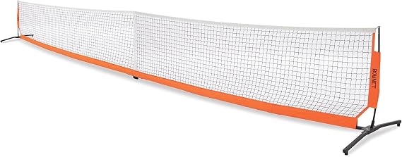 Bownet Pickleball Net, 22', USAPA Regulation, Orange/White, E.A.S.