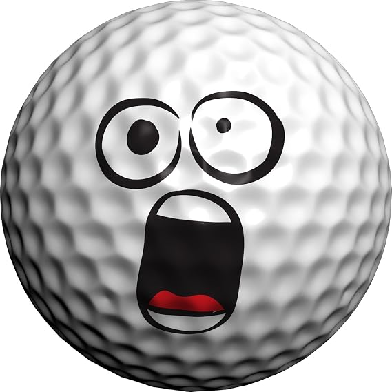 Golfdotz - USGA Rule Conforming Golf Ball Markers, Golf Ball Stickers for Marking Balls, No More Smearing from Stamps, Gifts for Golfers, Dads, and Retirees, (Emoji Collection; 24-32 Count)