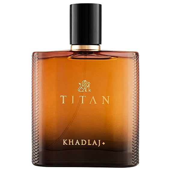 Khadlaj Titan Citrus, Spicy, Aromatic, Amber Eau de Parfum Spray Long-Lasting Fragrance for Men, 3.4 Ounce / 100ml
