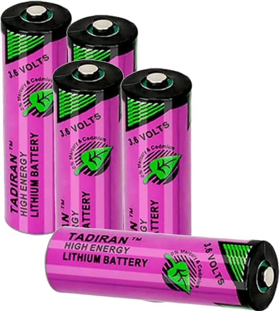 (5-Pack) TL-5903 Battery/SL-360 3.6V 2400mah 6ES7971-0BA00 for Siemens S7-400 PL and for Tadiran TL-5903