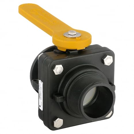 Banjo MVSMT220FP 2" Full Port Stubby Manifold Valve With Male Thread End Plate