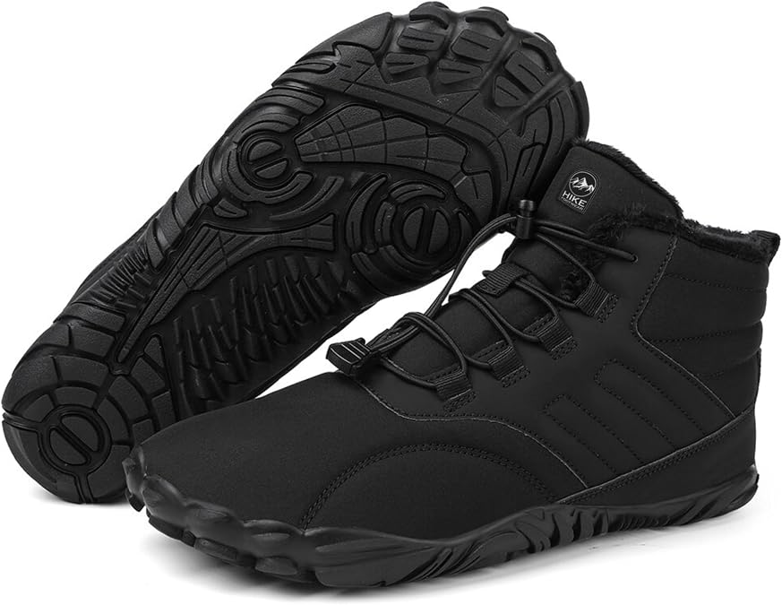 Hike Footwear Caspar Pro HF - Non-slip and Healthy Comfortable Winter Barefoot Pro Shoes Provide Warmth and Support, Natural Walking Hike Boots For Women Men