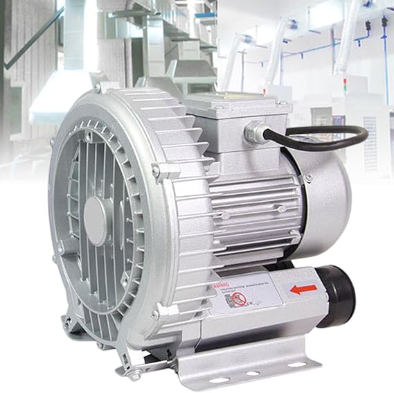 120 W-7500 W Commercial Air Blower,with Air Inlet and Outlet,Single Phase Electricity/Three Phase Electricity Large Airflow Air Pump,for Wastewater Treatment (350w O220B)