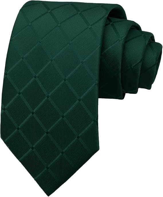 Ties for Men Self Tie Formal Men's Neckties, 3.15" Plaid Mens Tie for Business Wedding Party Casual
